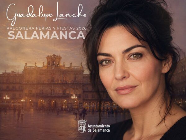 Retrato de Guadalupe Lancho, pregonera de las fiestas de Salamanca 2026
