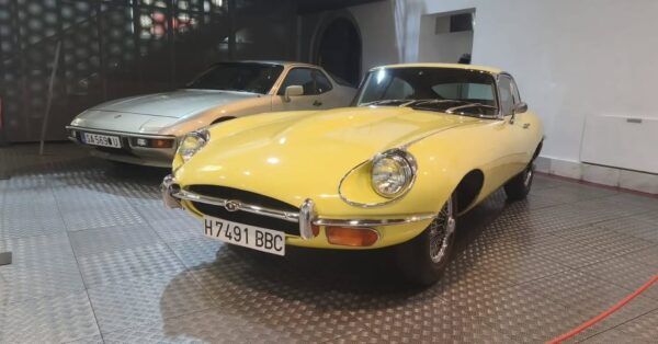 Jaguar Tipo E de 1970 en el Museo de Automoción de Salamanca