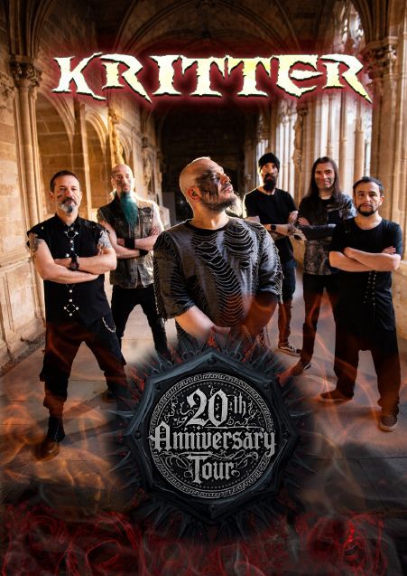 Banda Kritter celebrando su 20 aniversario en un escenario histórico