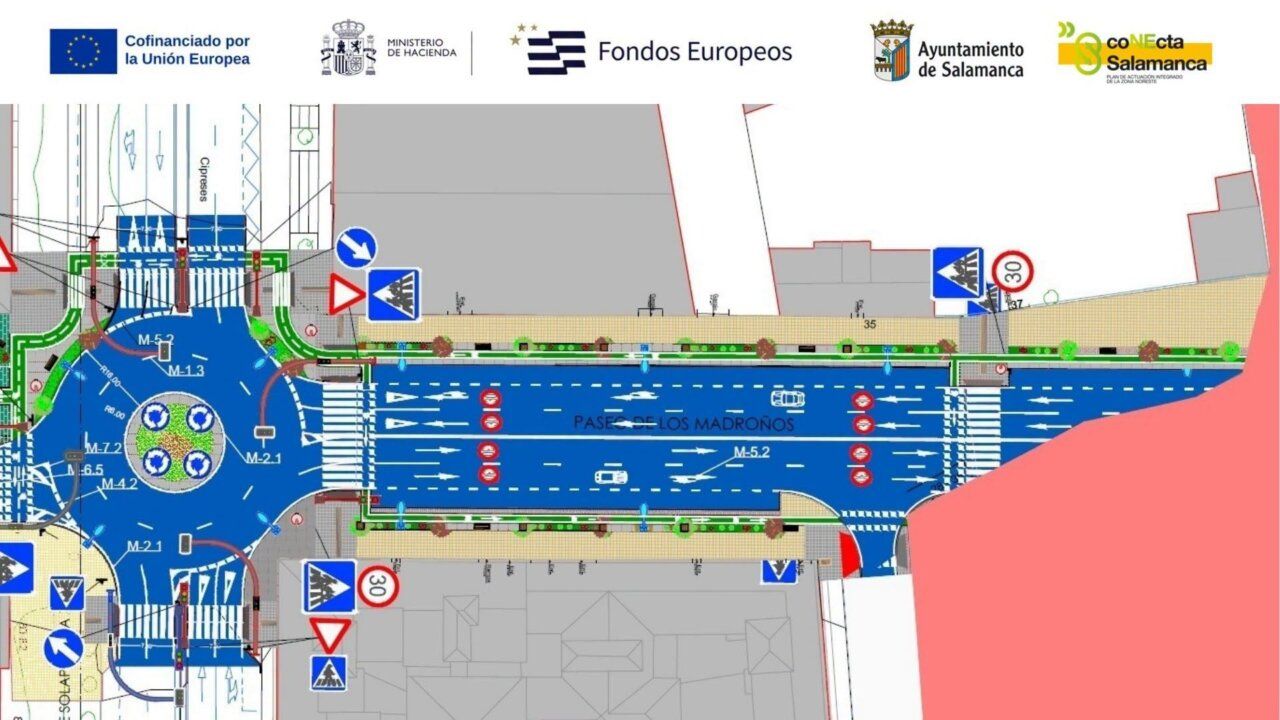 Plano de mejoras para la accesibilidad en Garrido, Salamanca.