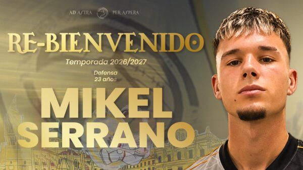 Mikel Serrano, defensa de 23 años, regresa a Unionistas de Salamanca