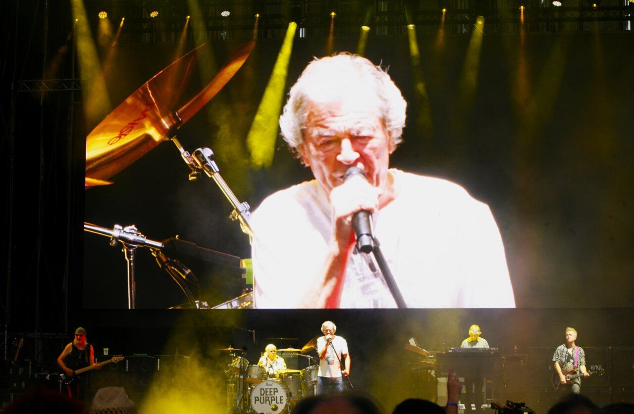Actuación de Deep Purple en el festival Músicos en la Naturaleza
