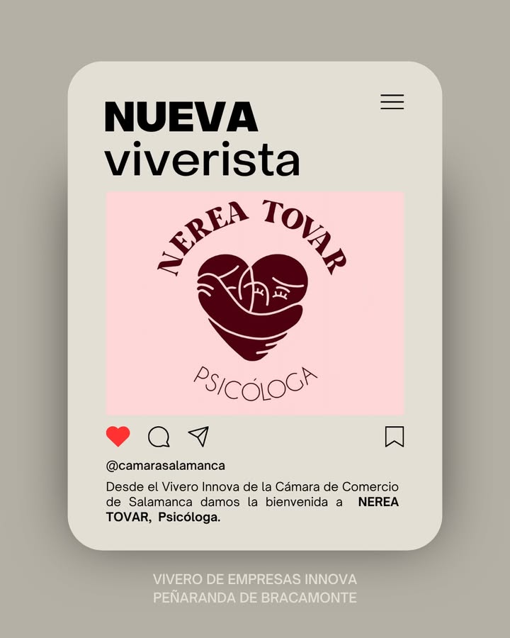 Nerea Tovar Valverde, nueva emprendedora en el Vivero de Empresas INNOVA