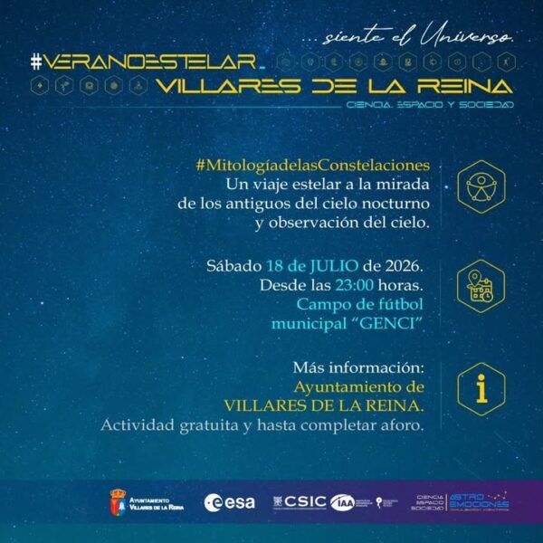 Evento de observación del cielo en Villares de la Reina