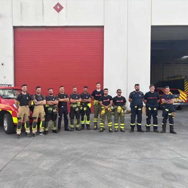 Equipo de bomberos en Ávila listos para combatir incendios