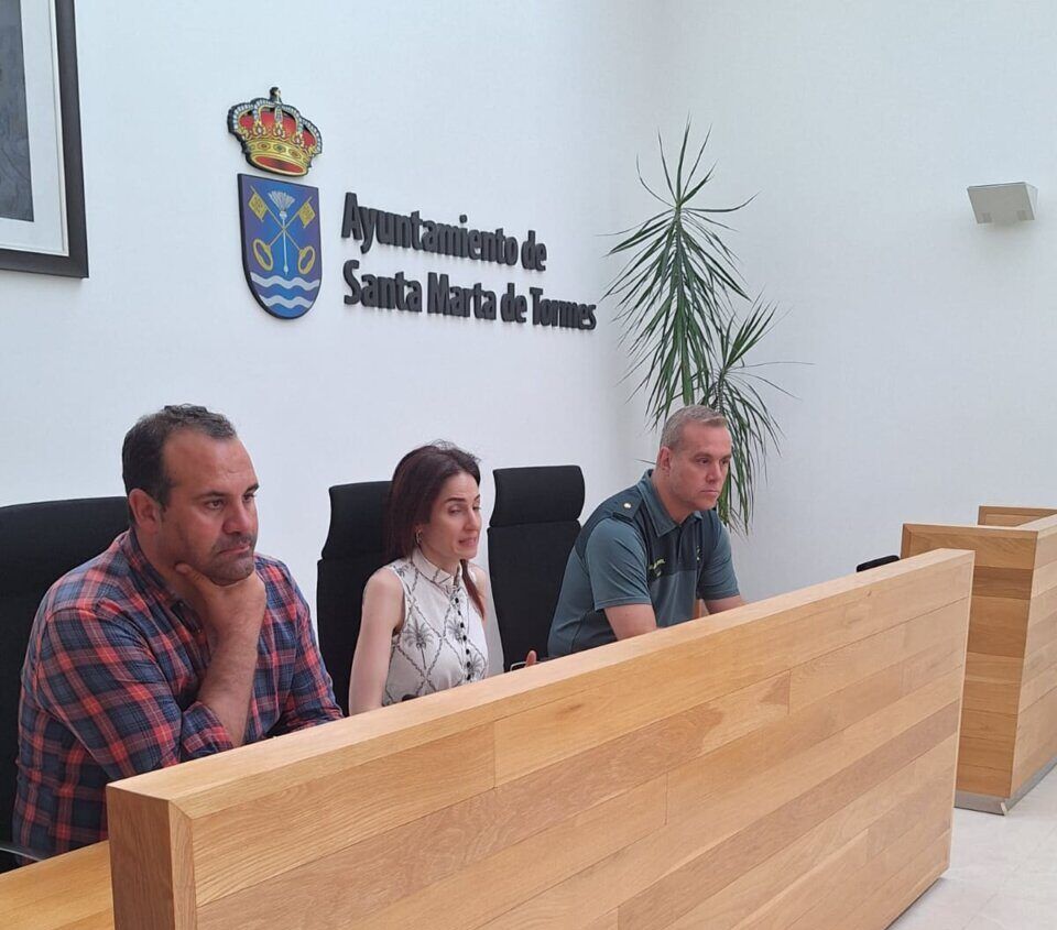 Reunión en el Ayuntamiento de Santa Marta de Tormes sobre seguridad