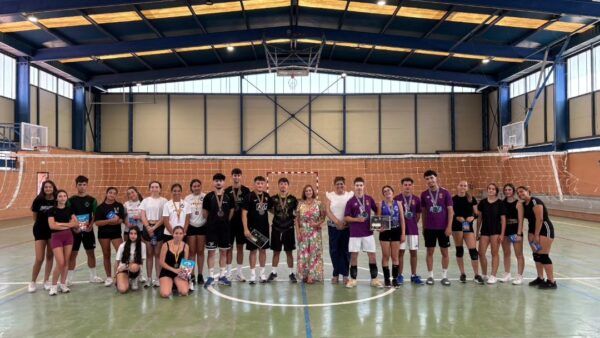 Participantes del torneo de vóley 3x3 en Peñaranda de Bracamonte