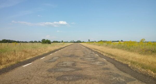 Tramo de la carretera SA-213 entre Aldehuela de Yeltes y la A-62