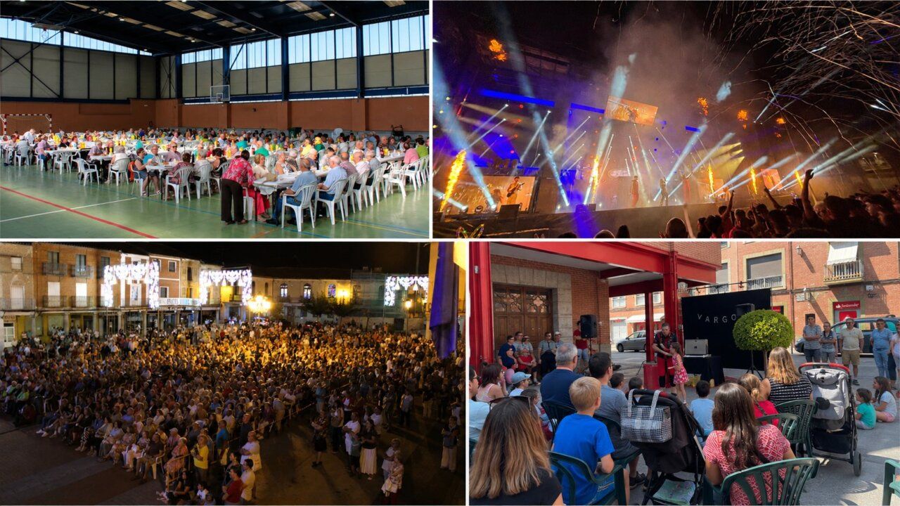 Multitud de personas disfrutando de las ferias y fiestas en Peñaranda de Bracamonte