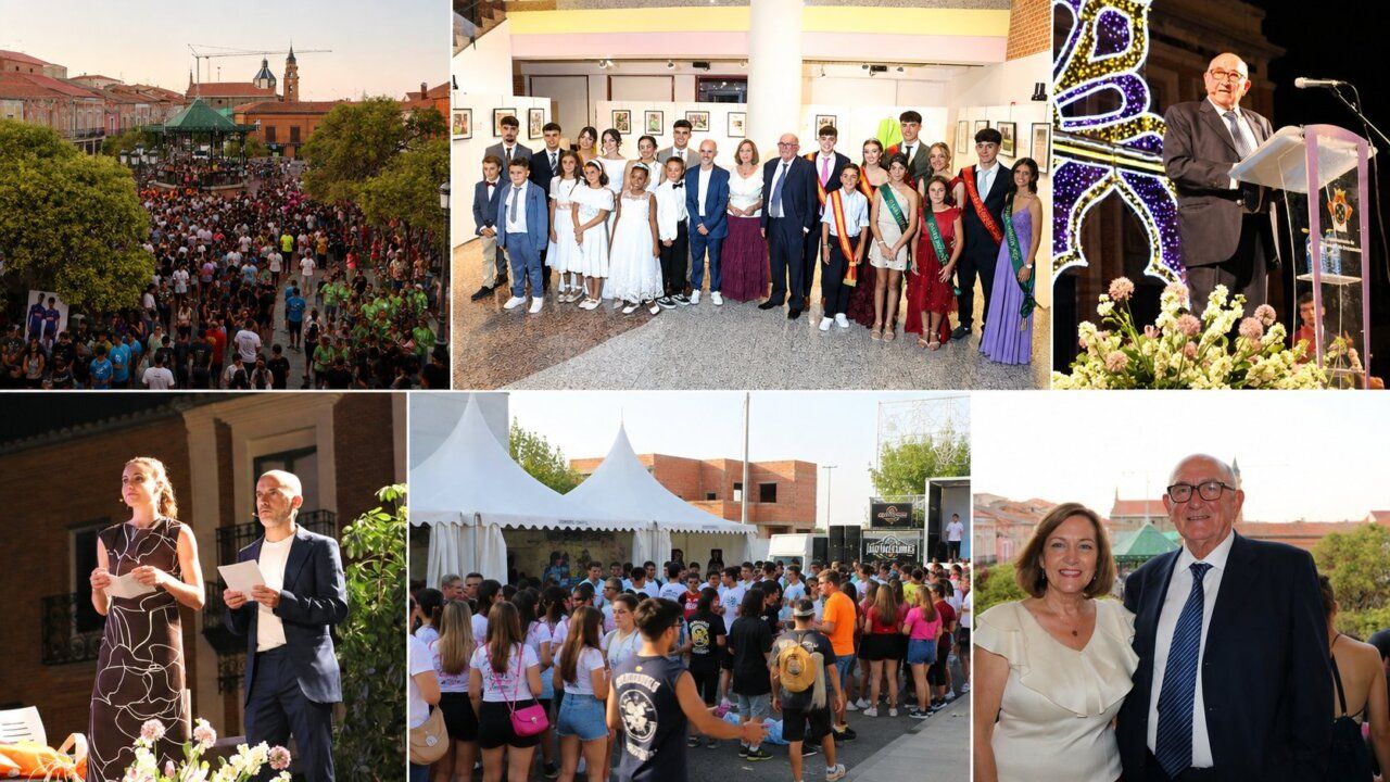 Multitud de personas en la inauguración de las Ferias y Fiestas de Peñaranda 2026