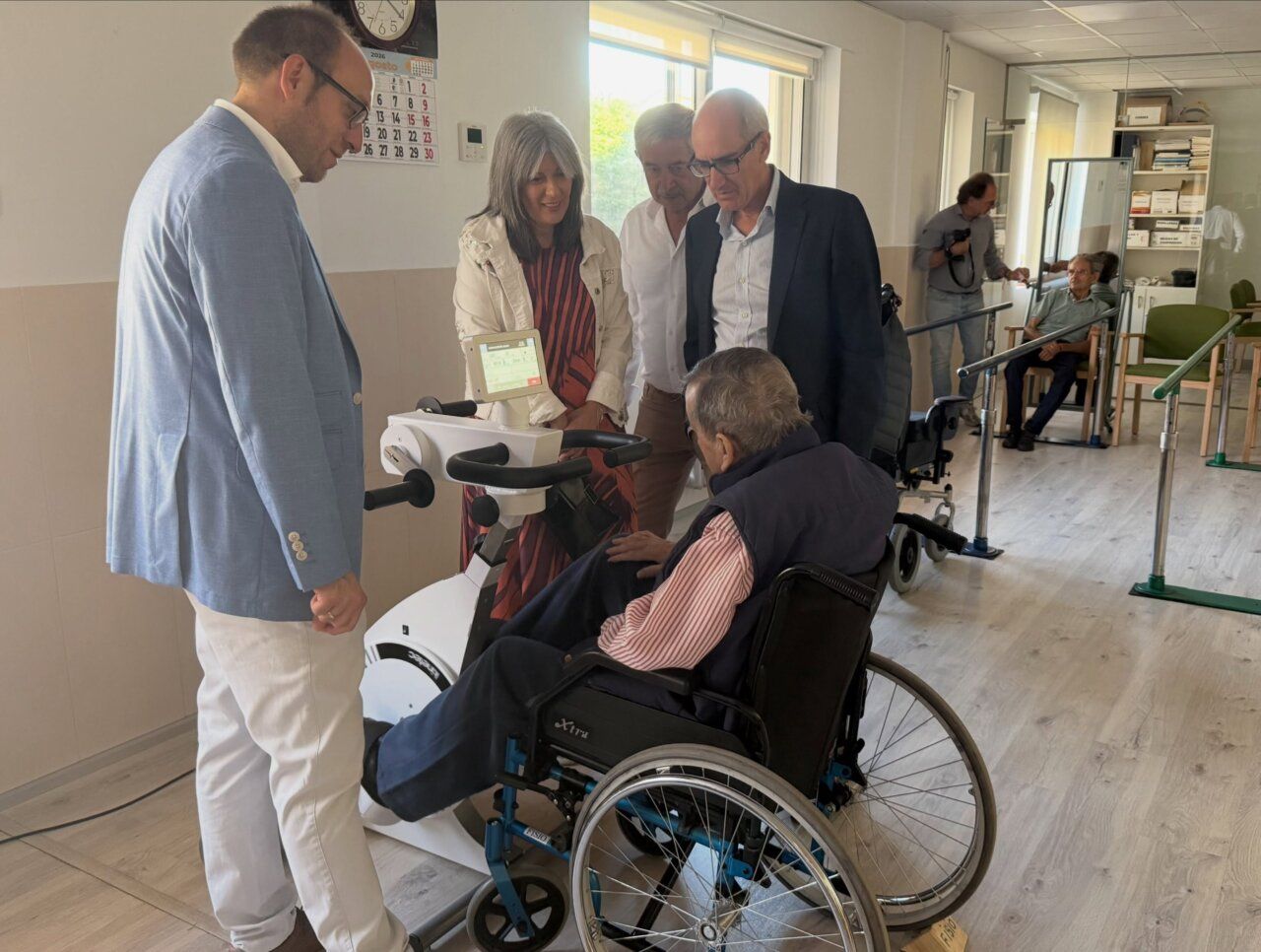 Visita a la Residencia Mixta de Ciudad Rodrigo durante la modernización