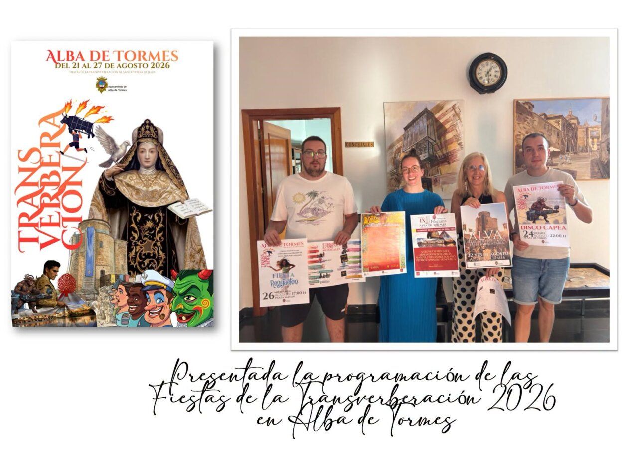 Presentación del programa de fiestas en Alba de Tormes 2026