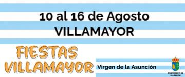 Banner de las fiestas de Villamayor del 10 al 16 de agosto