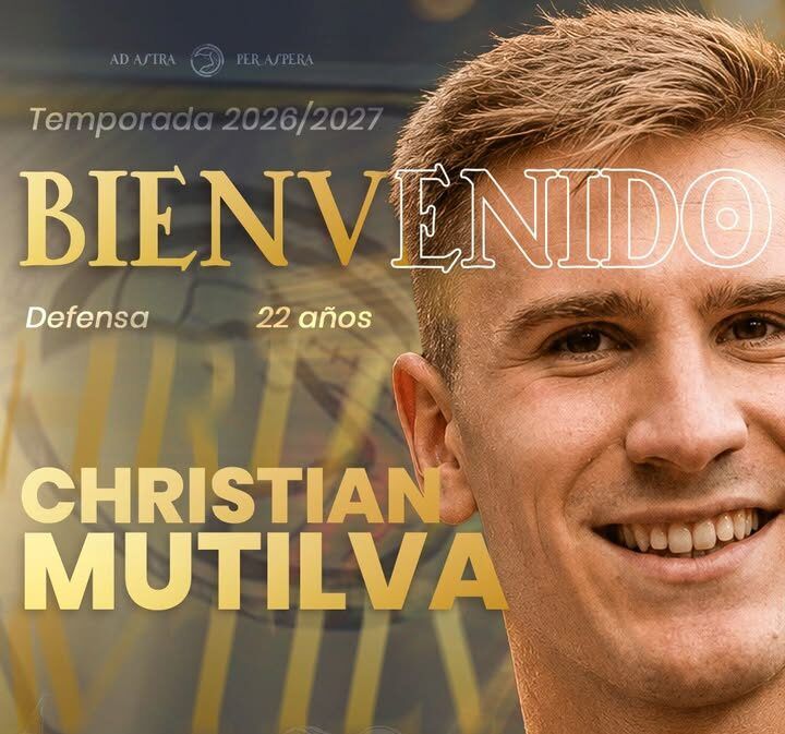 Christian Mutilva, defensa de 22 años, se une a Unionistas de Salamanca.