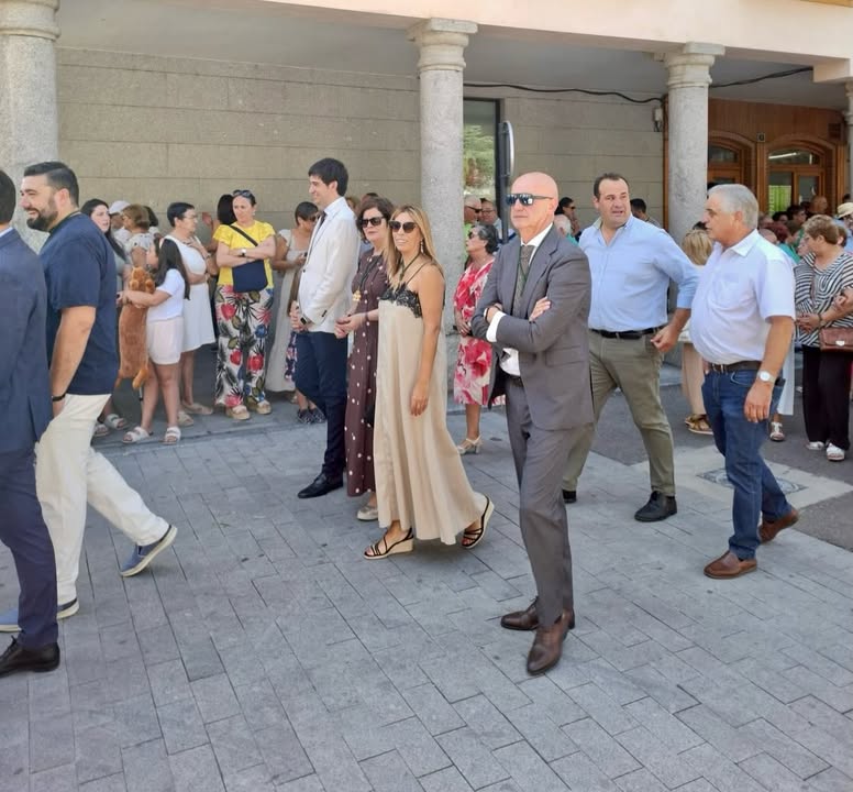 Autoridades locales en la celebración de la patrona en Peñaranda de Bracamonte