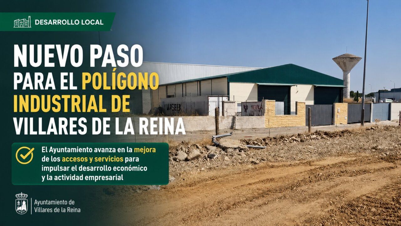 Obras de ampliación del polígono industrial Las Viñas en Ciudad Rodrigo