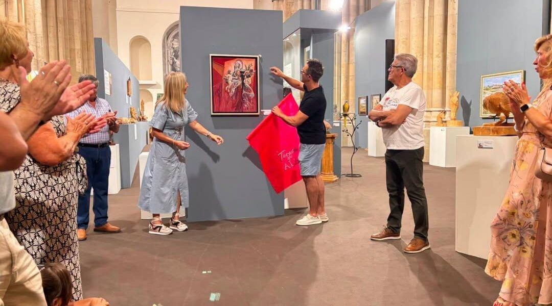 Inauguración de la exposición Santos y Varas en Alba de Tormes
