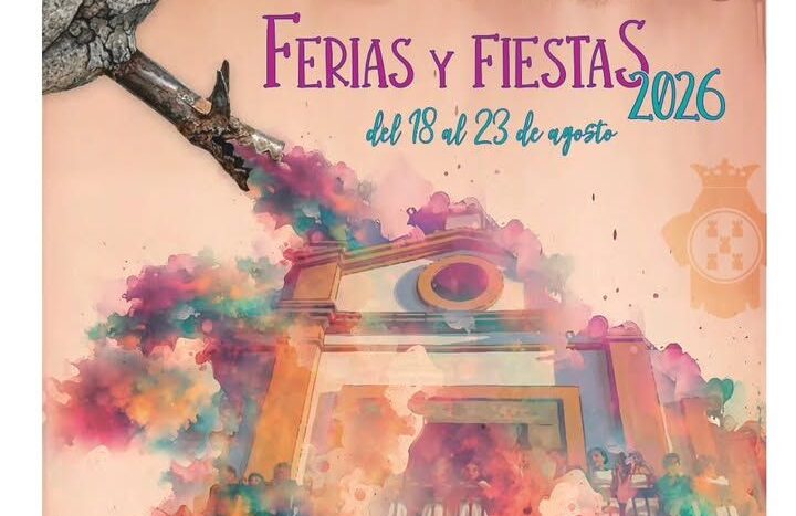 Cartel colorido de las Ferias y Fiestas en Peñaranda de Bracamonte 2026
