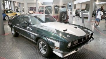 El Ford Mustang Mach 1 de 1971, la gran joya del verano en el Museo de Historia de la Automoción de Salamanca