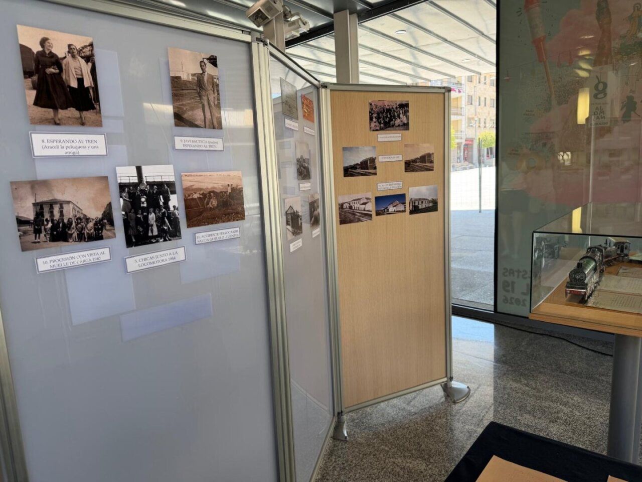 Exposición fotográfica sobre la llegada del ferrocarril en Guijuelo