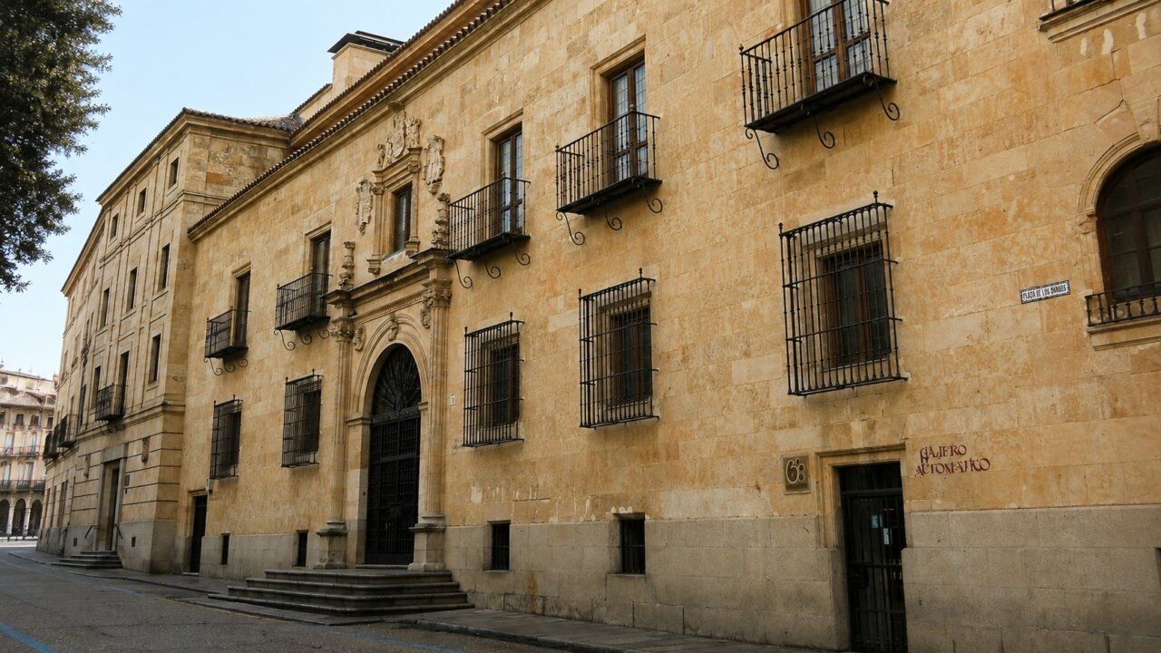 Vista exterior del Palacio de Garcigrande en Salamanca