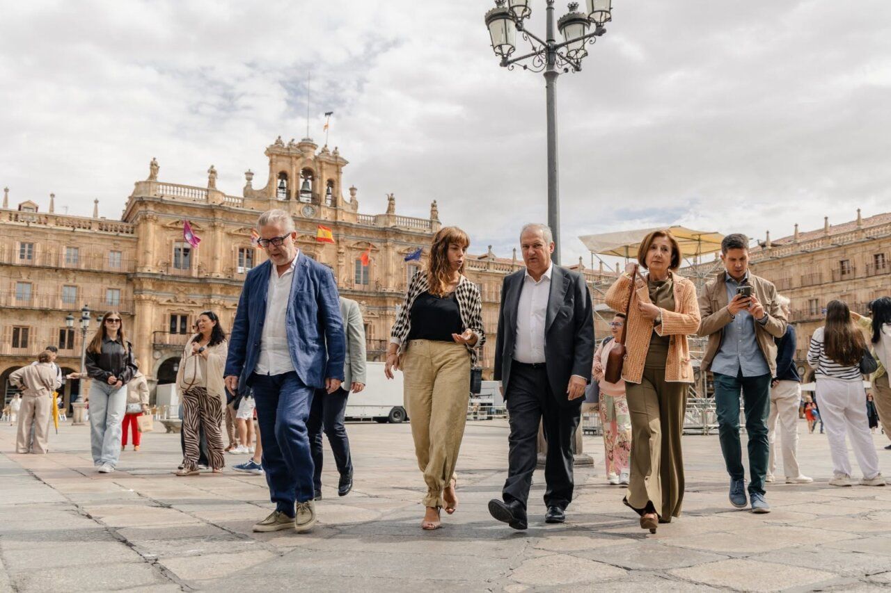 Visita de autoridades al patrimonio turístico de Salamanca