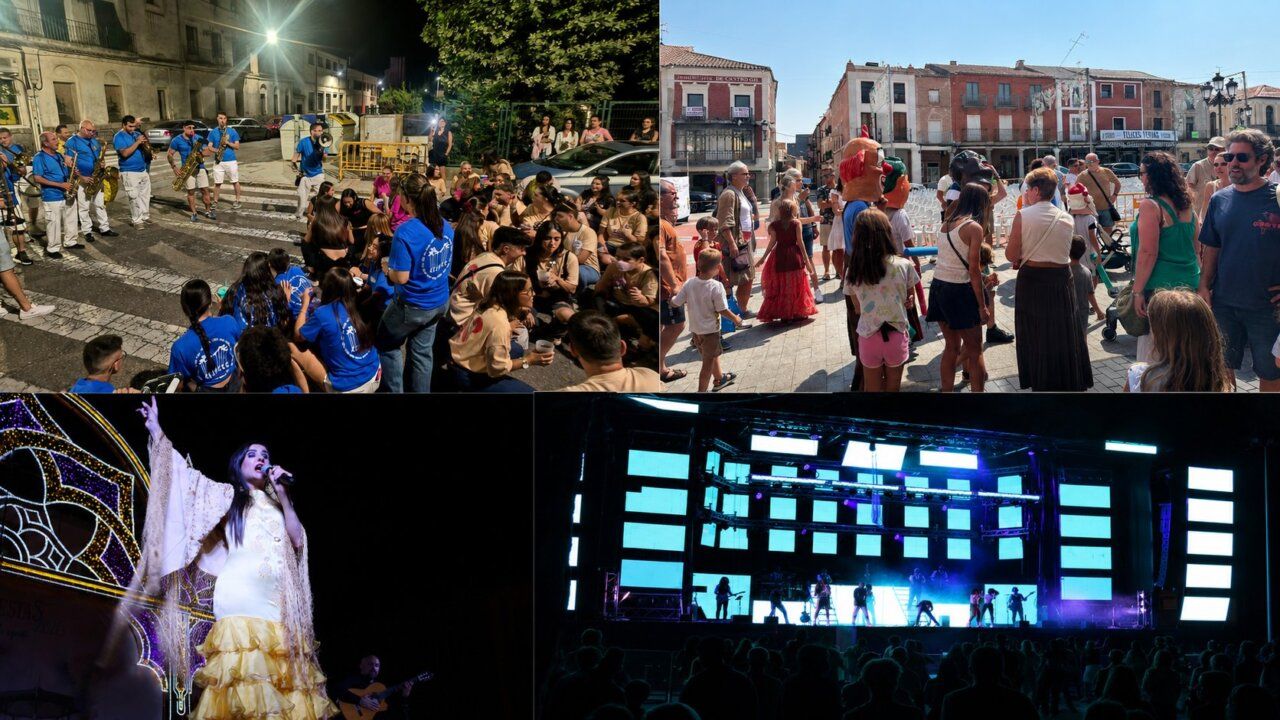 Celebración de fiestas en Peñaranda con música y actividades familiares