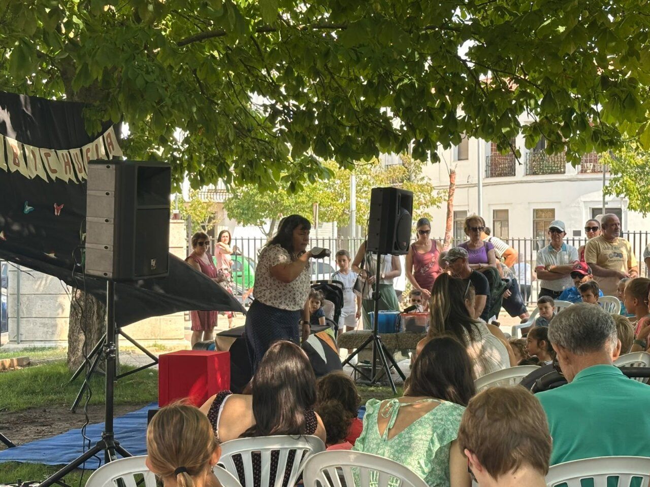 Cuentacuentos en Peñaranda durante las fiestas de 2026.