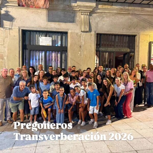 Grupo de pregoneros durante las fiestas de la Transverberación en Alba de Tormes