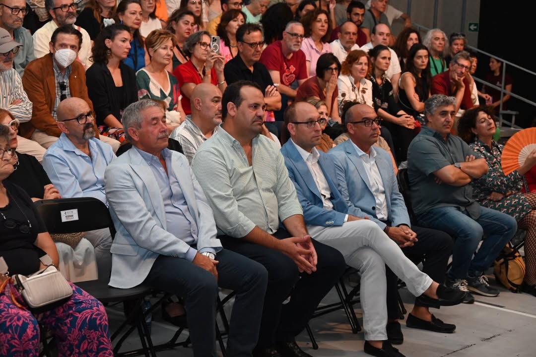 Asistentes en la entrega del Premio Provincia en la Feria de Teatro de Ciudad Rodrigo