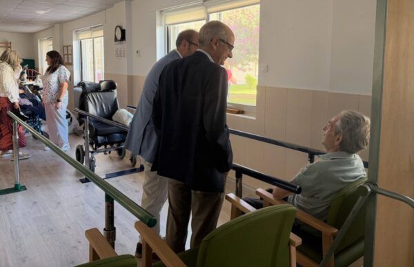 Visita a la Residencia Mixta de Ciudad Rodrigo durante su modernización