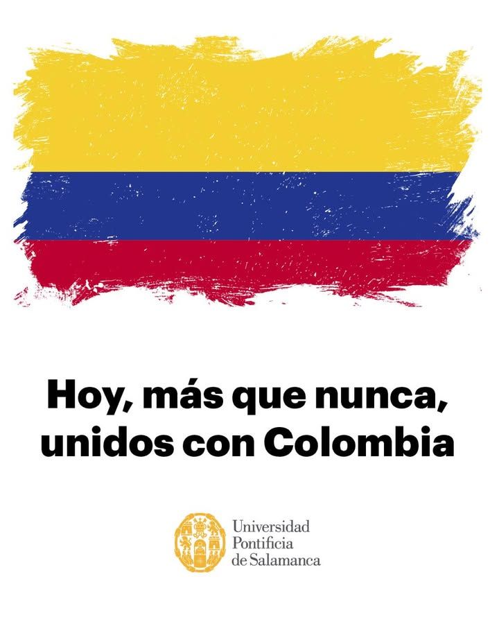 Mensaje de solidaridad de la Universidad Pontificia de Salamanca con Colombia tras el terremoto