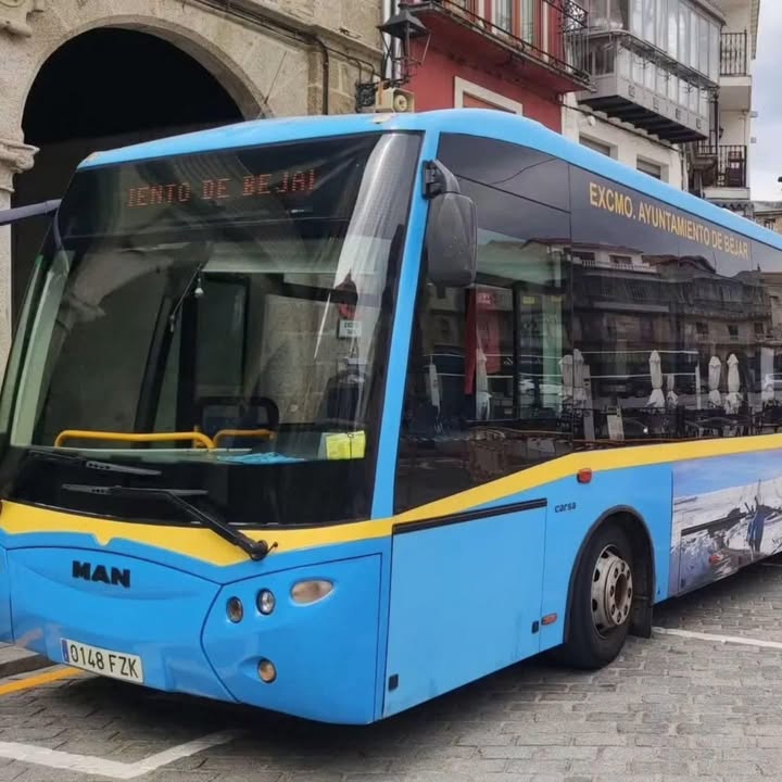 Autobús de Béjar detenido por avería en los frenos