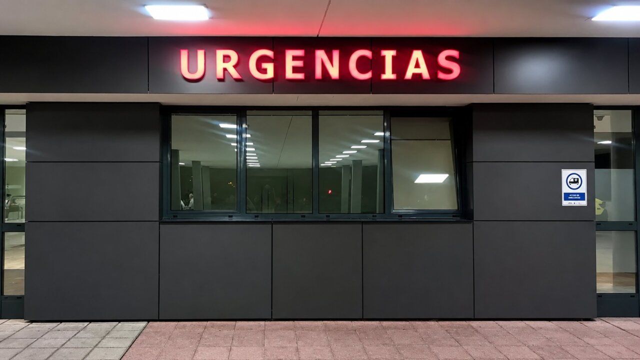 Entrada de urgencias del Hospital Clínico Universitario de Salamanca