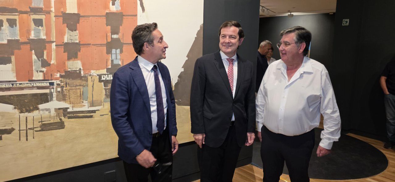 Inauguración de la exposición antológica de Ángel Luis Iglesias en Salamanca