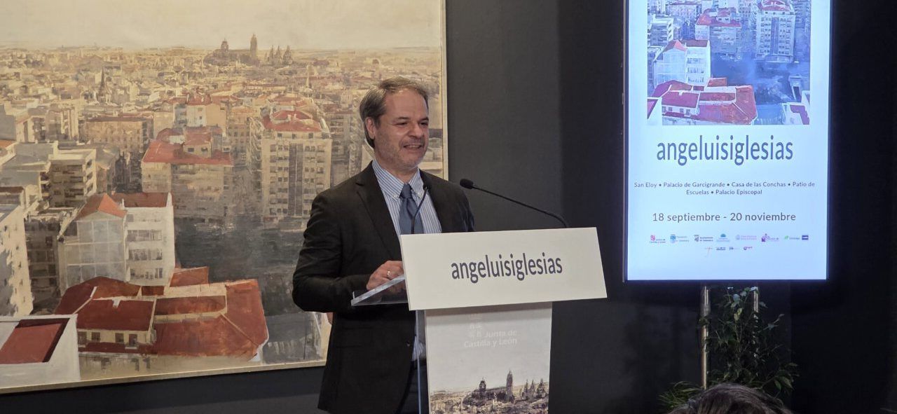 Inauguración de la exposición de Ángel Luis Iglesias en Salamanca