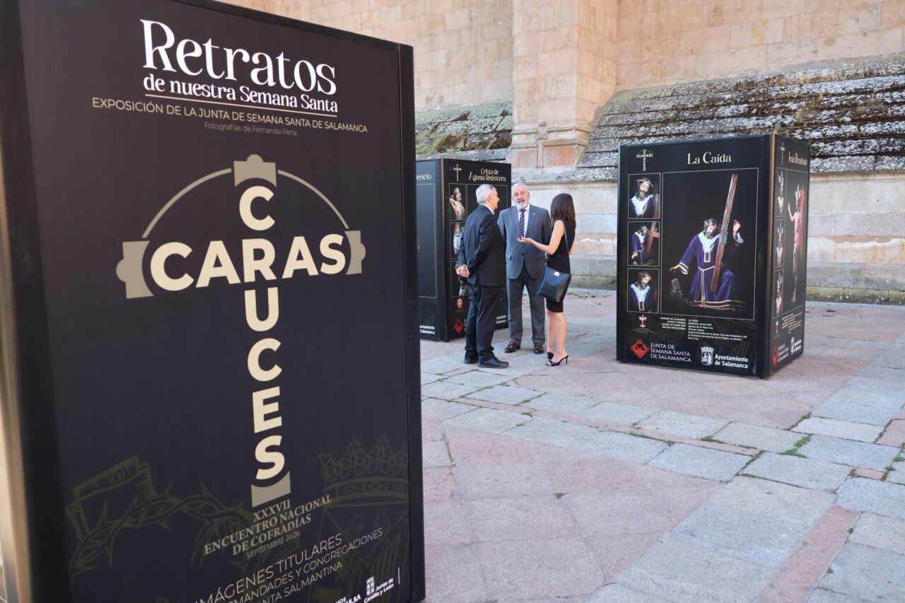 Inauguración de la exposición Caras y Cruces en Salamanca