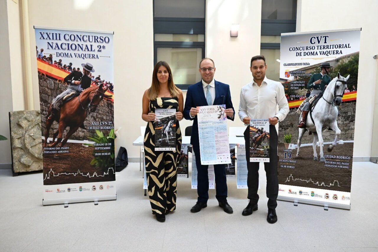 Presentación del programa de la XXV Feria del Caballo en Ciudad Rodrigo