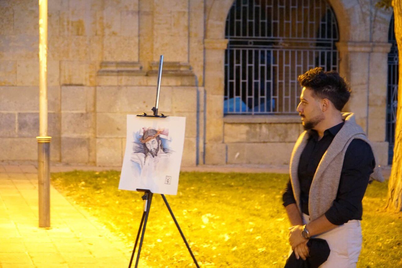 Inauguración de la Plaza del Cristo del Amor y de la Paz en Salamanca