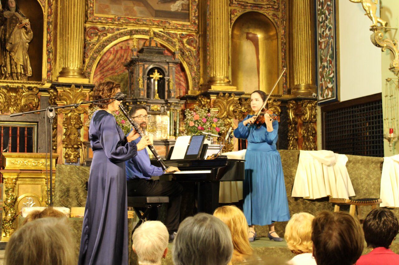 Actuación musical en las Fiestas de San Miguel en Peñaranda