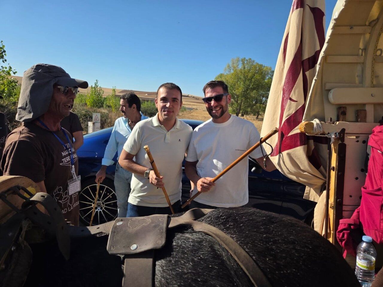 Participantes de la XLVI Marcha Teresiana en Alba de Tormes