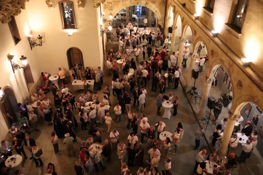 Vista aérea del XXXVII Encuentro Nacional de Cofradías en Salamanca