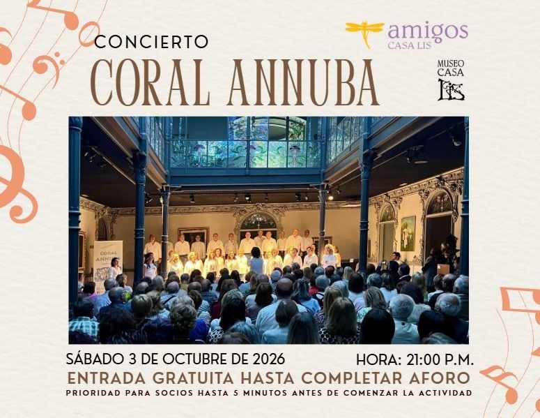 Concierto de la Coral Annuba en el Museo Casa Lis de Salamanca