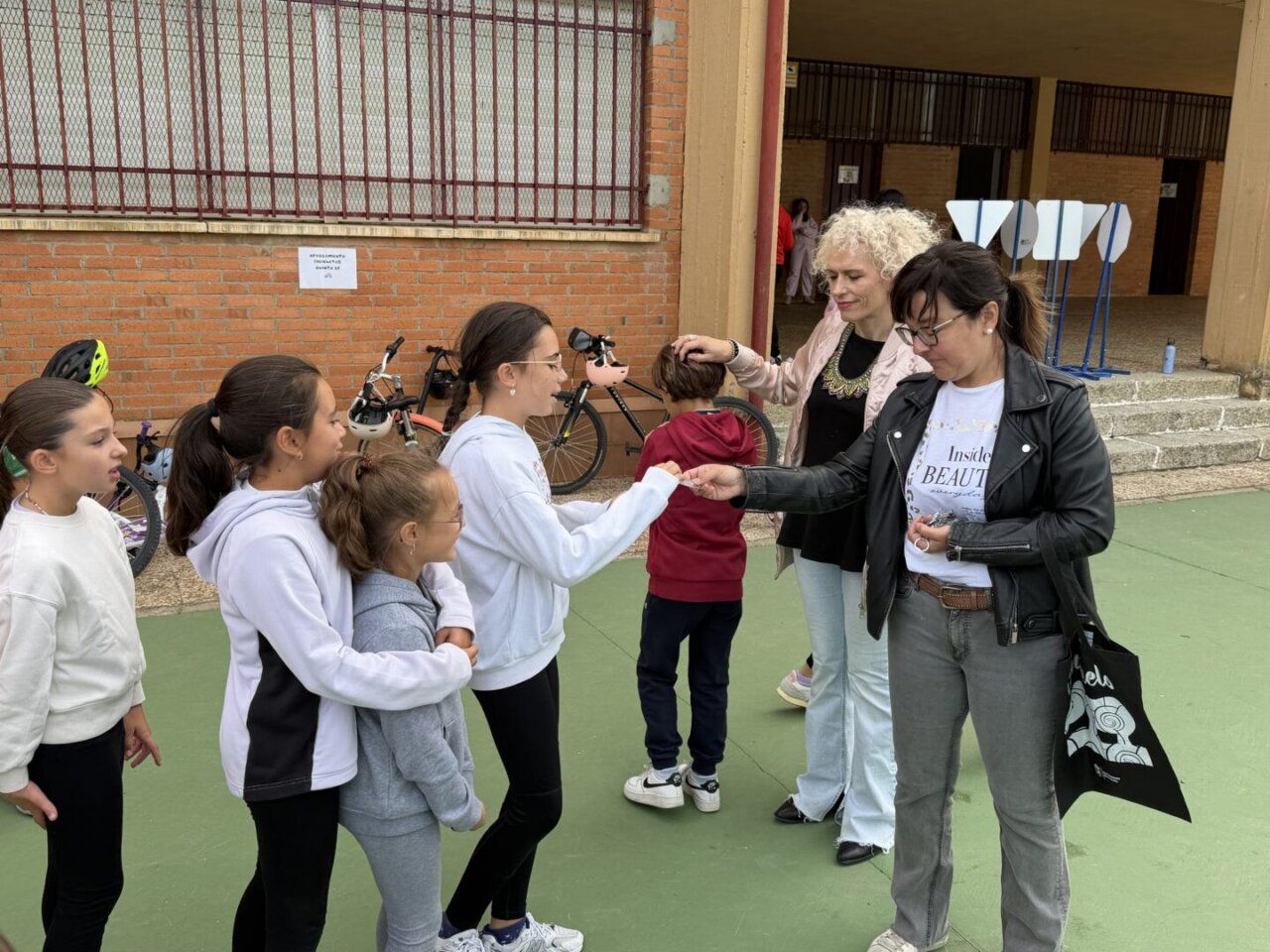 Escolares de Guijuelo participan en actividad de educación vial