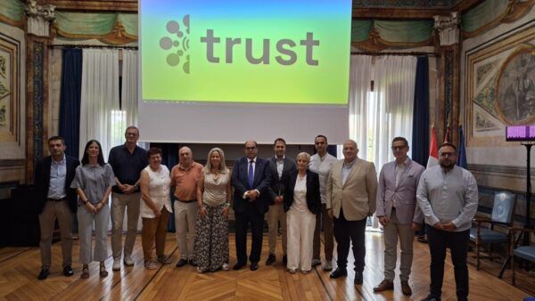 Representantes de Coimbra, Hof y Tallin en el encuentro TRUST en Salamanca
