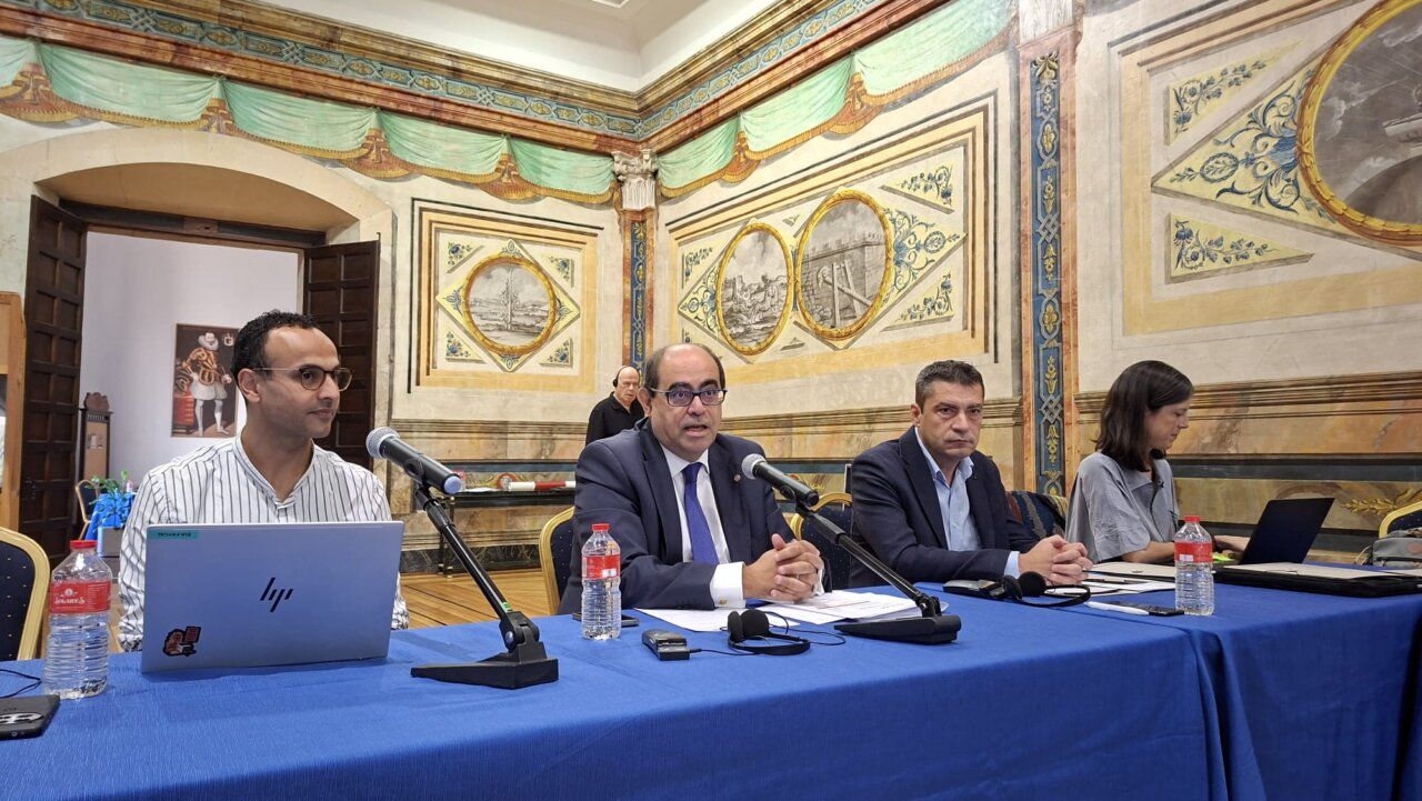 Reunión en Salamanca con representantes de Coimbra, Hof y Tallin