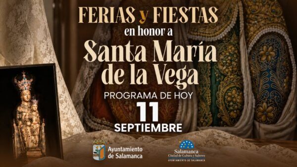 Imagen de la festividad en honor a Santa María de la Vega en Salamanca.