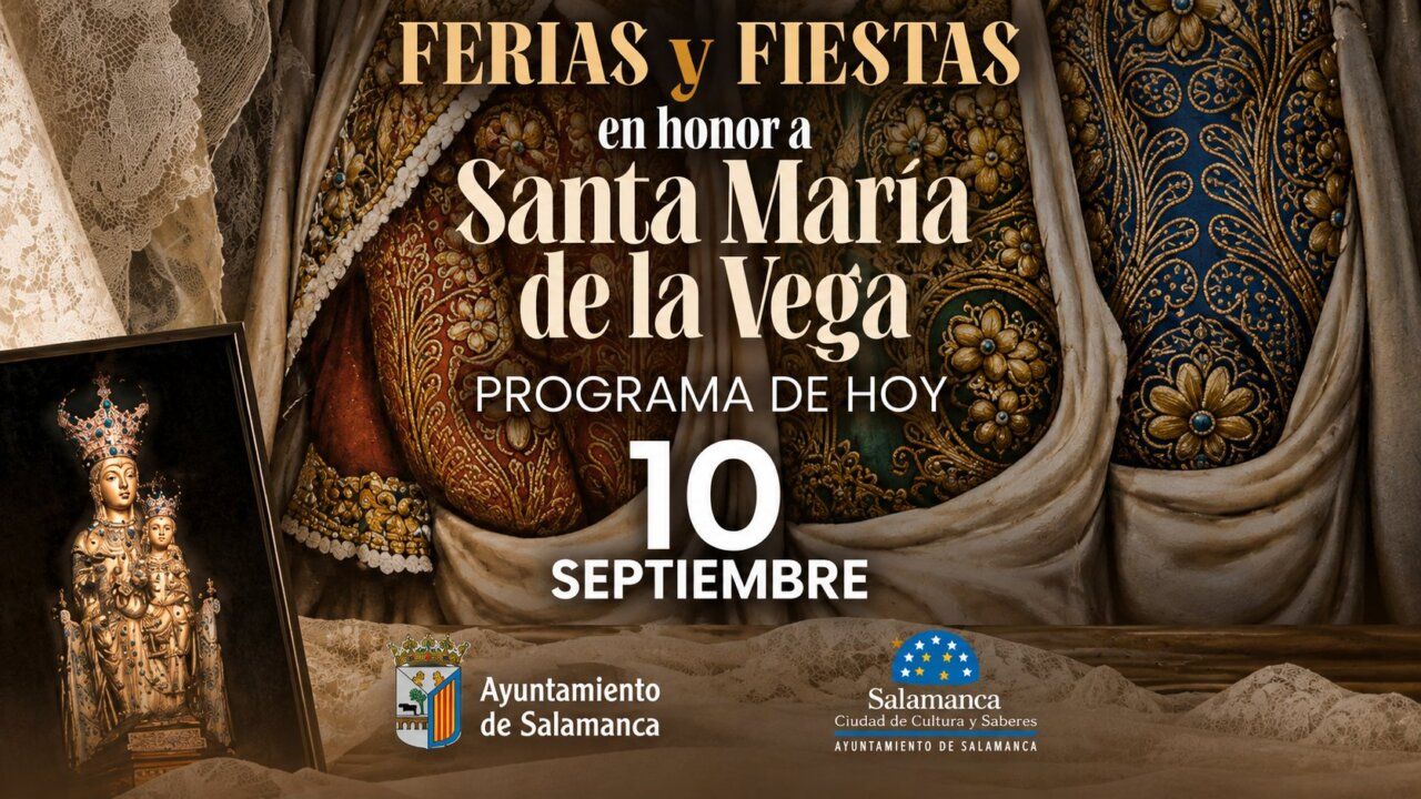 Cartel de las Ferias y Fiestas en honor a Santa María de la Vega