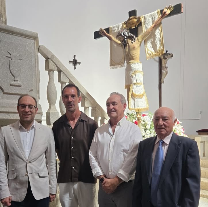 El alcalde de Ciudad Rodrigo en las fiestas patronales de Martiago
