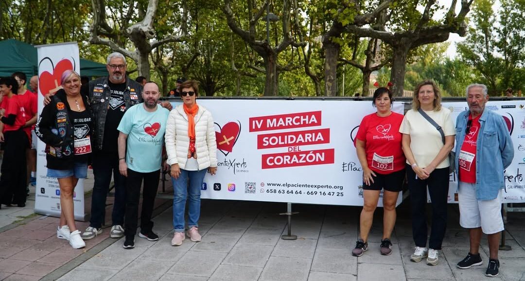 Participantes de la IV Marcha Solidaria del Corazón en Zamora